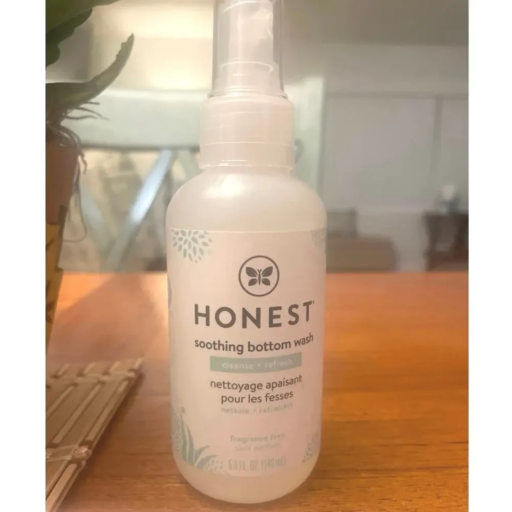 Soothing Baby Bottom Wash Cleanse Refresh 5.0 oz. Fragrance Free NiP HONEST